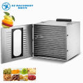 Wholesale 10 Tray Hot Air Fruit Dryer Biltong Vegetable Drying Machine